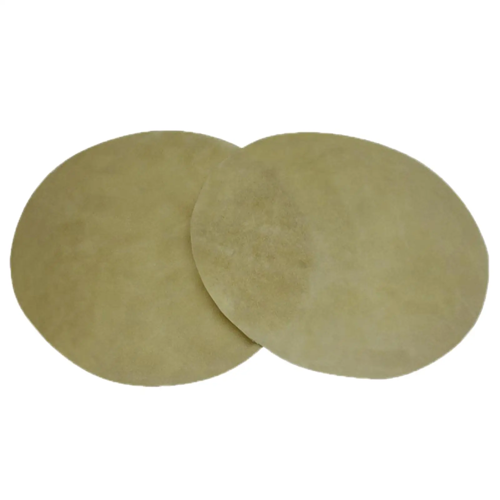 Beige Goat Leather Drumhead Skin 30cm Round for Bongo Drum Konka Drum African Drum