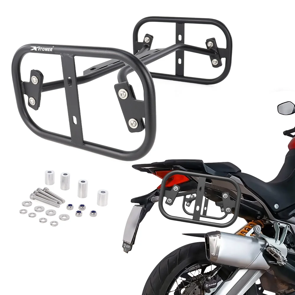 For Ducati Multistrada 1260 1200 Enduro Multistrada 950/S V2/S Motorcycle Side Luggage Racks Saddlebag Support Bar Mount Bracket