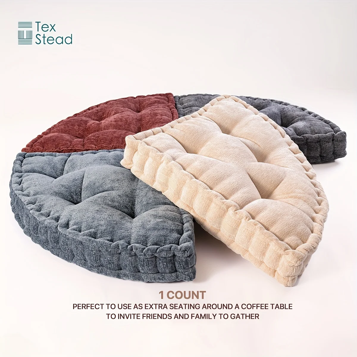 1 count Triangle cushion，Reading pad，Triangular shape with insert，Chair/Floor/Sofa/Outside Cushion