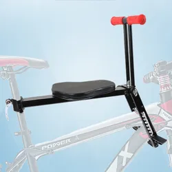 Silla de bicicleta para niños, asiento seguro de acero inoxidable