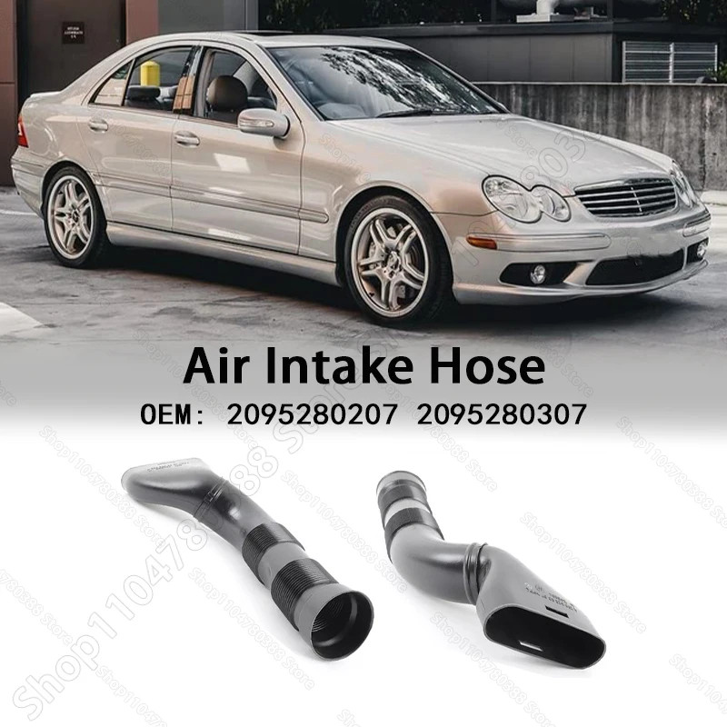 Air Intake Duct Hose Pipe For 2003-2006 Mercedes-Benz CLK320 CLK500 CLK 55AMG C55 AMG (W209) 2095280207 2095280307