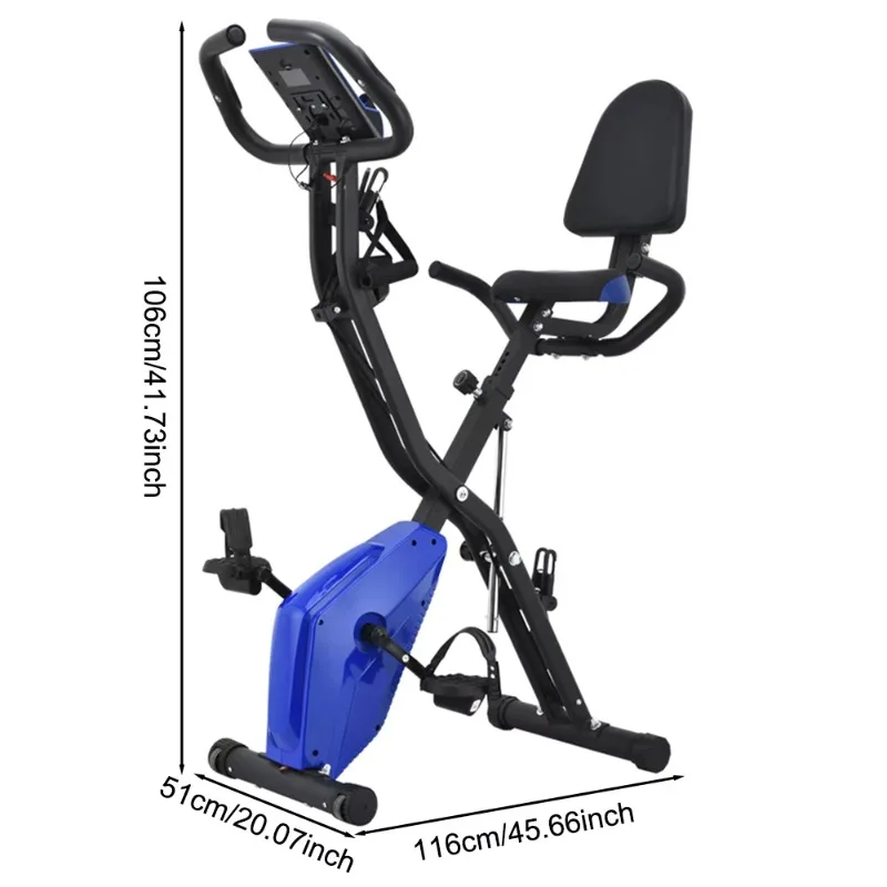 

Home Use Adjustable Indoor Bike - Steel Air Spin Bike with Friction Brake for Intensive Workouts