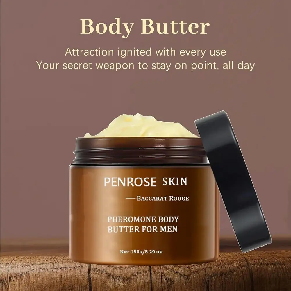 150g Body Butter For Men PENROSE SKIN Shea Butter Pheromone Baccarat Rouge Men Pheromone Body Butter Cologne Nourish Moisturizer