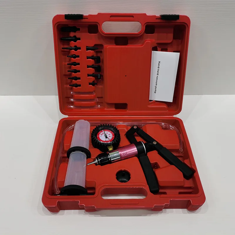 

Suitable for factory sales, pumping dual-purpose vacuum pump, manual brake oil replacement tool, auto repair kit combination too