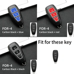ABS Carbon Autosleutel Case Voor Ford Puma Grand C Max Focus Mondeo Kuga Fiesta Ecosport Transit Kuga ABS Afstandsbediening Sleutel Case