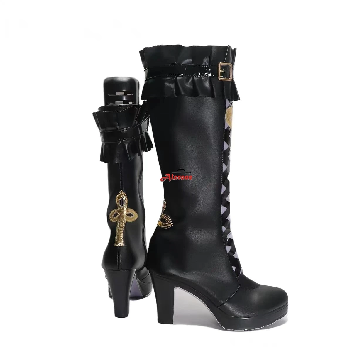 The Herta Shoes Cosplay Honkai Star Rail The Herta Custom Made Shoes Halloween Carnival Cosplay The Herta Boots
