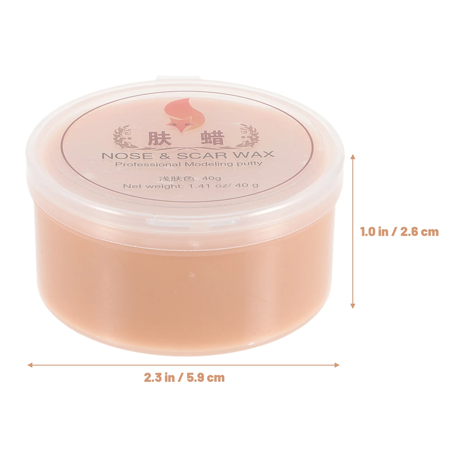 40g Shaping Skin Wax for Halloween Fake Scar Wound Realistic Makeup Body Face Party Professional Modeling Plastic Box