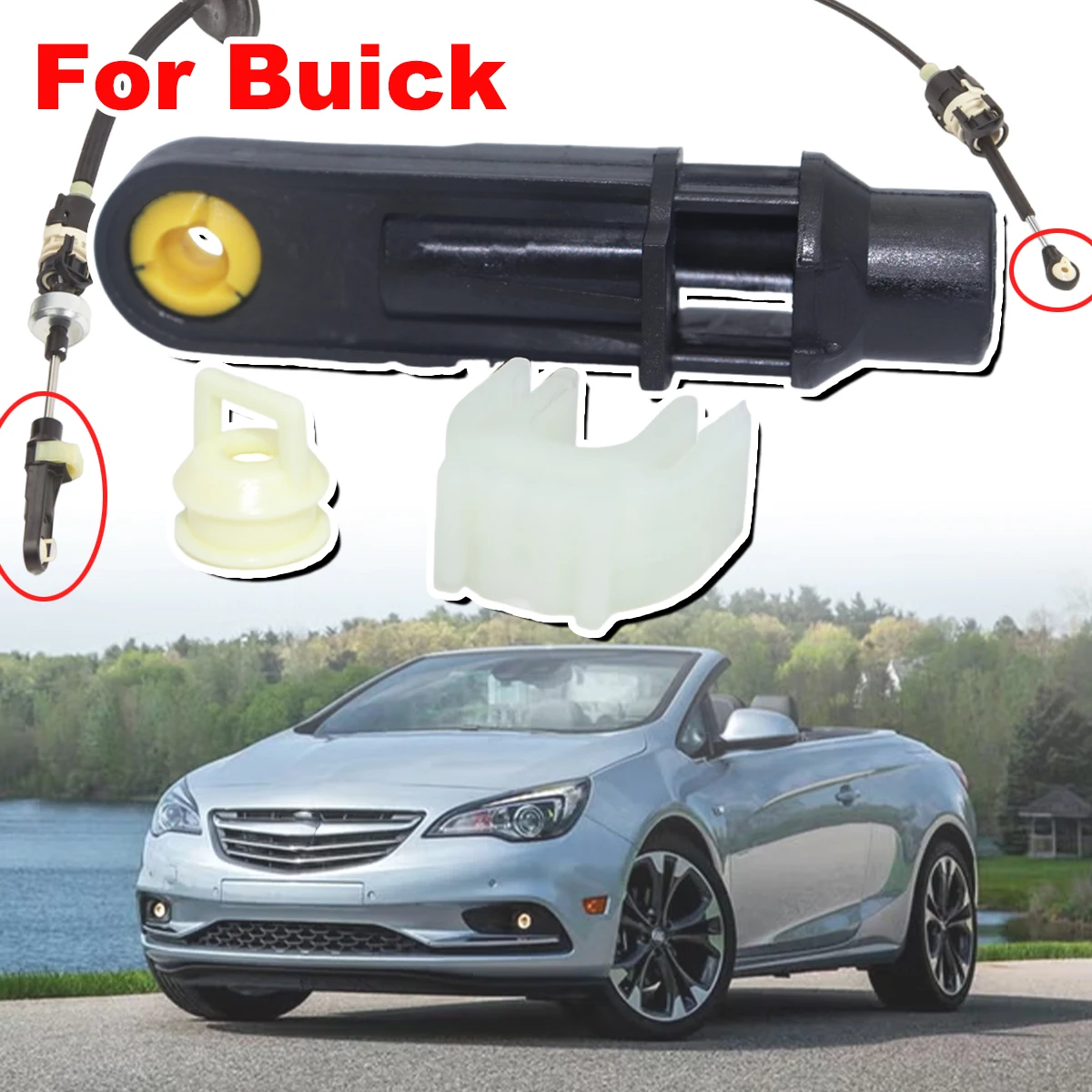 

Automatic Transmission Shift Cable For Buick Enclave Cascada Verano 22847616 Linkage Bushing Selector 2013 2014 2016 2017 2019