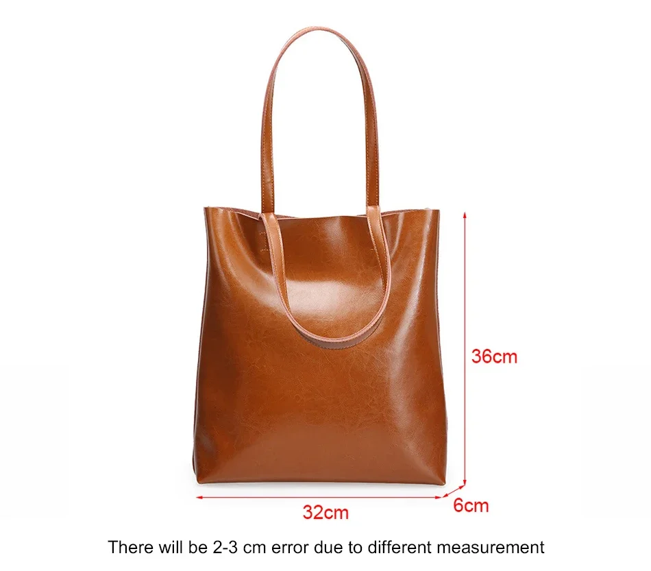 2024 büro Hand Schulter Taschen Für Frauen Tote Kuh Leder Tasche Damen Echtes Leder Handtaschen Große Frauen Tasche Große Vintage Weibliche – Detail 6