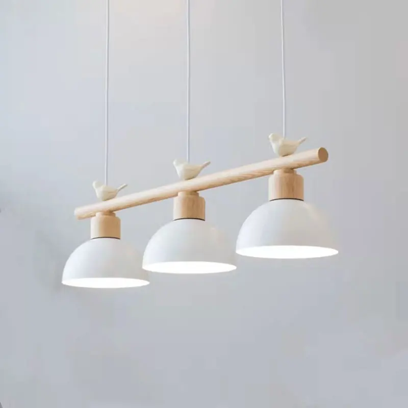 

Modern Minimalist Restaurant Pendant Lamp Nordic Light Luxury Japanese Living Room Kitchen Corridor Bar Bird Iron droplight