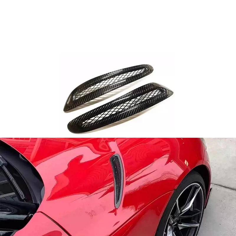 

Carbon Fiber Fibre Vented Engine Vents Hood Bonnet For A90 A91Mk5 GR Supra 2020 2021 2022 2023