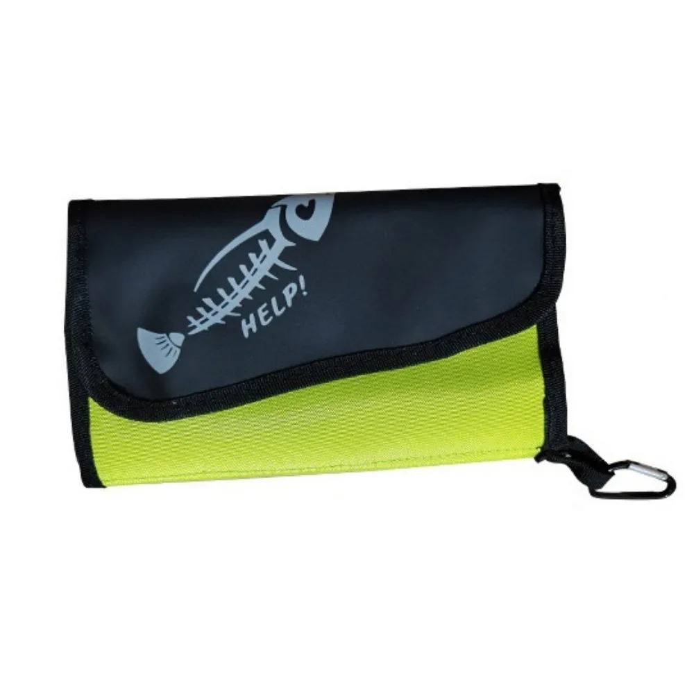 Waterproof Fishing Lures Bag PVC Inner Bag Sorting Bags Luya Fake Bait Bag Partitioned Storage Wallet Baits Carry Bag