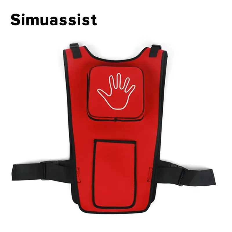 Heimlich Maneuver Training Vest Choking Relief Trainer Adult Wearable First Aid Practice Model with Tracheal Blockage for CPR