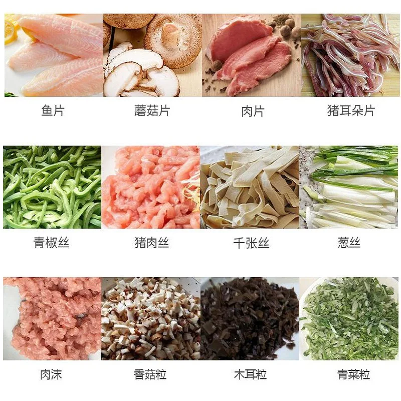 Commercial เครื่องตัดเนื้ออัตโนมัติเครื่องตัดเนื้อไฟฟ้าสแตนเลสเดสก์ท็อปเครื่องบดเนื้อ