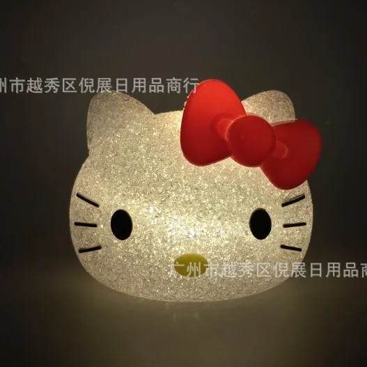 Sanrio Hello Kitty Kuromi 3D Night Light Kawaii Bedroom Bedside Room Decoration Cute Children Kid Girl Boys Christmas Gifts