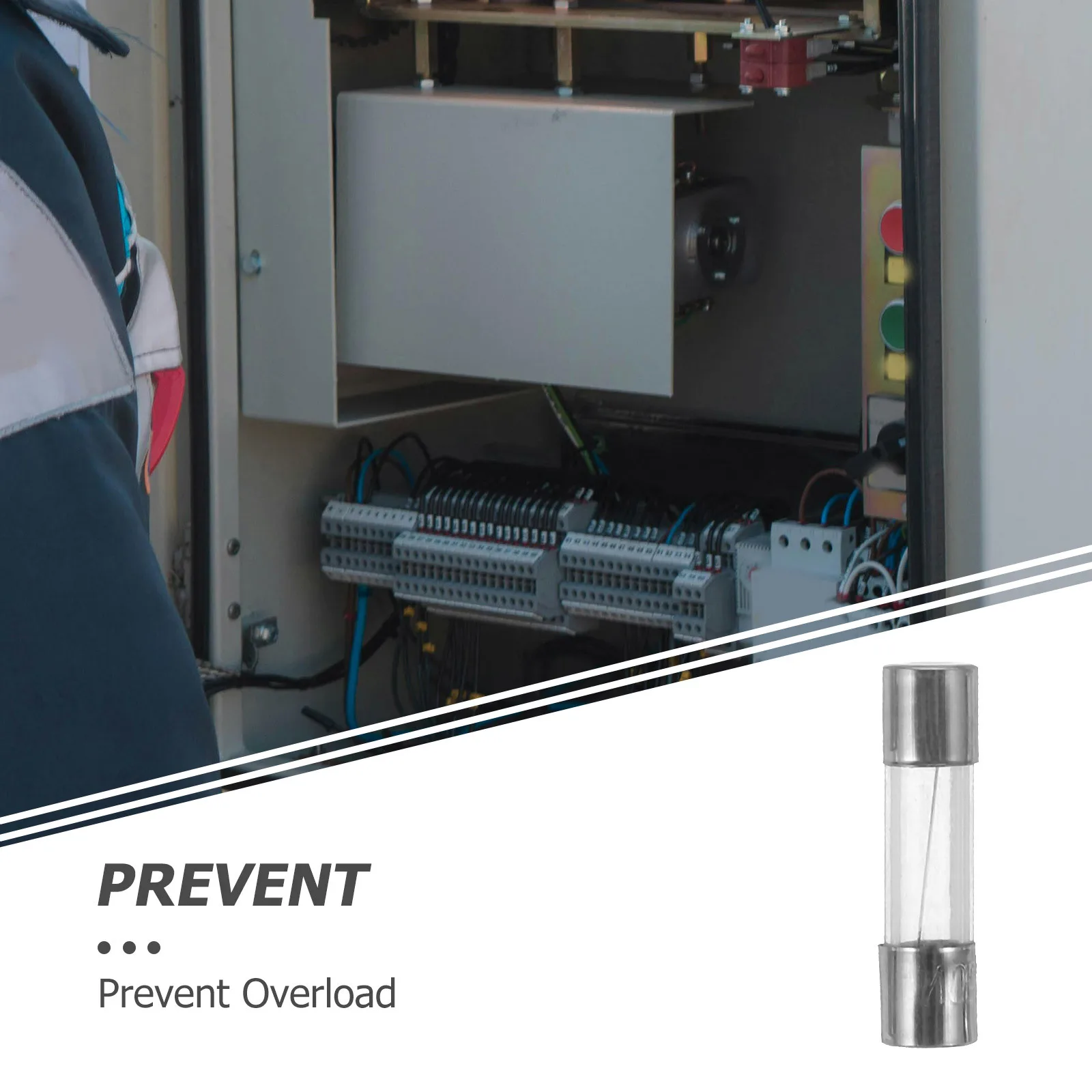 

100Pcs Glass Fuse Tube 5a 250V Circuit Protection for Christmas Light Replacement 5 Amp 250 Volt Fuse