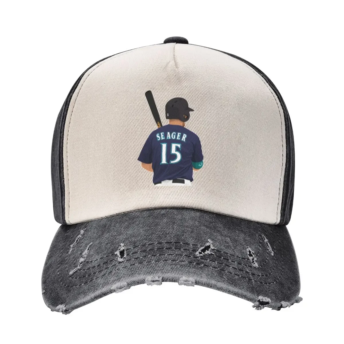 Kyle Seager 15 Baseball Cap Big Size Hat Cap Ball Cap tea Hat Man Women's