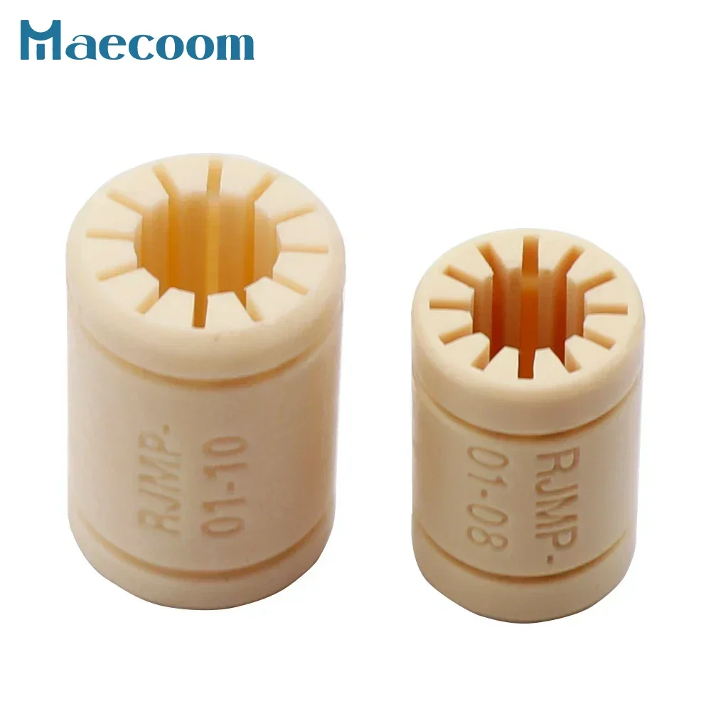 5/10pcs 3D Printer parts Solid Plasticr Bearing ID 6/8/10/12mm shaft Igus Drylin RJMP-01-06 RJMP-01-08 RJMP-01-10 RJMP-01-12