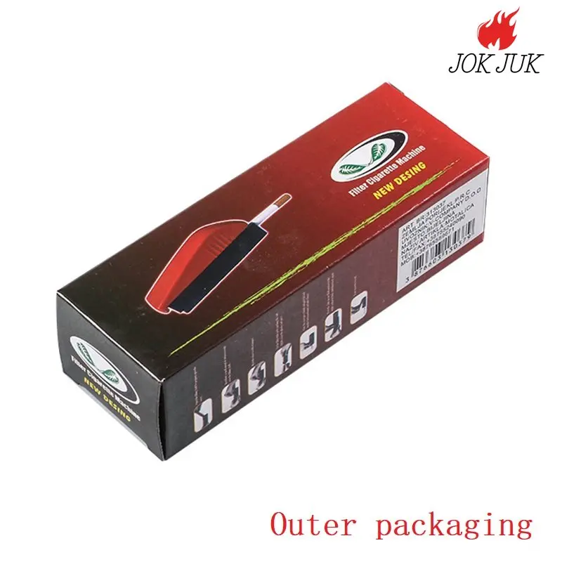 JOK JUK Manual 6.5/8mm Tube Cigarette Push-pull Machine Tobacco Filler Injector Maker Rolling Papers for Smoking Accessories