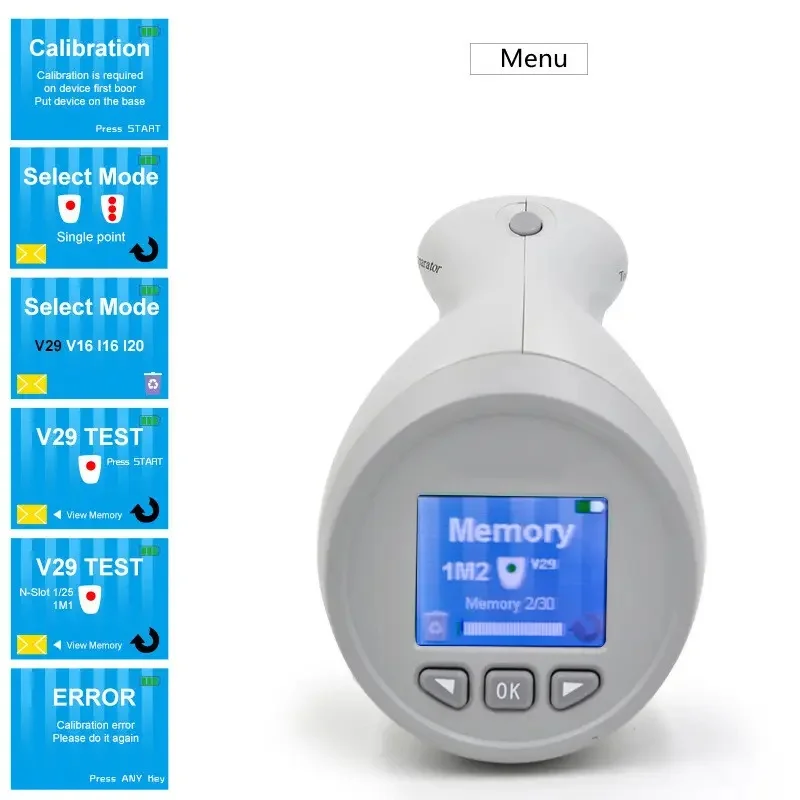 Dental Digital Shade Guide LED Tooth Teeth Whitening Color Comparator Machine with Four Colorimetric Systems