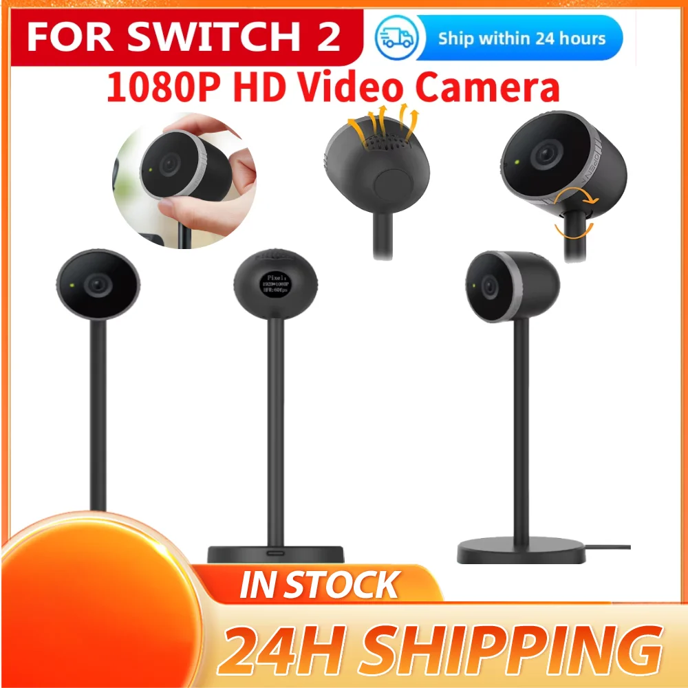 

1080P HD Video Camera for Nintendo Switch 2 Console with USB Type-C Port and Heat Dissipation Hole 60 FPS Video Capture Camera