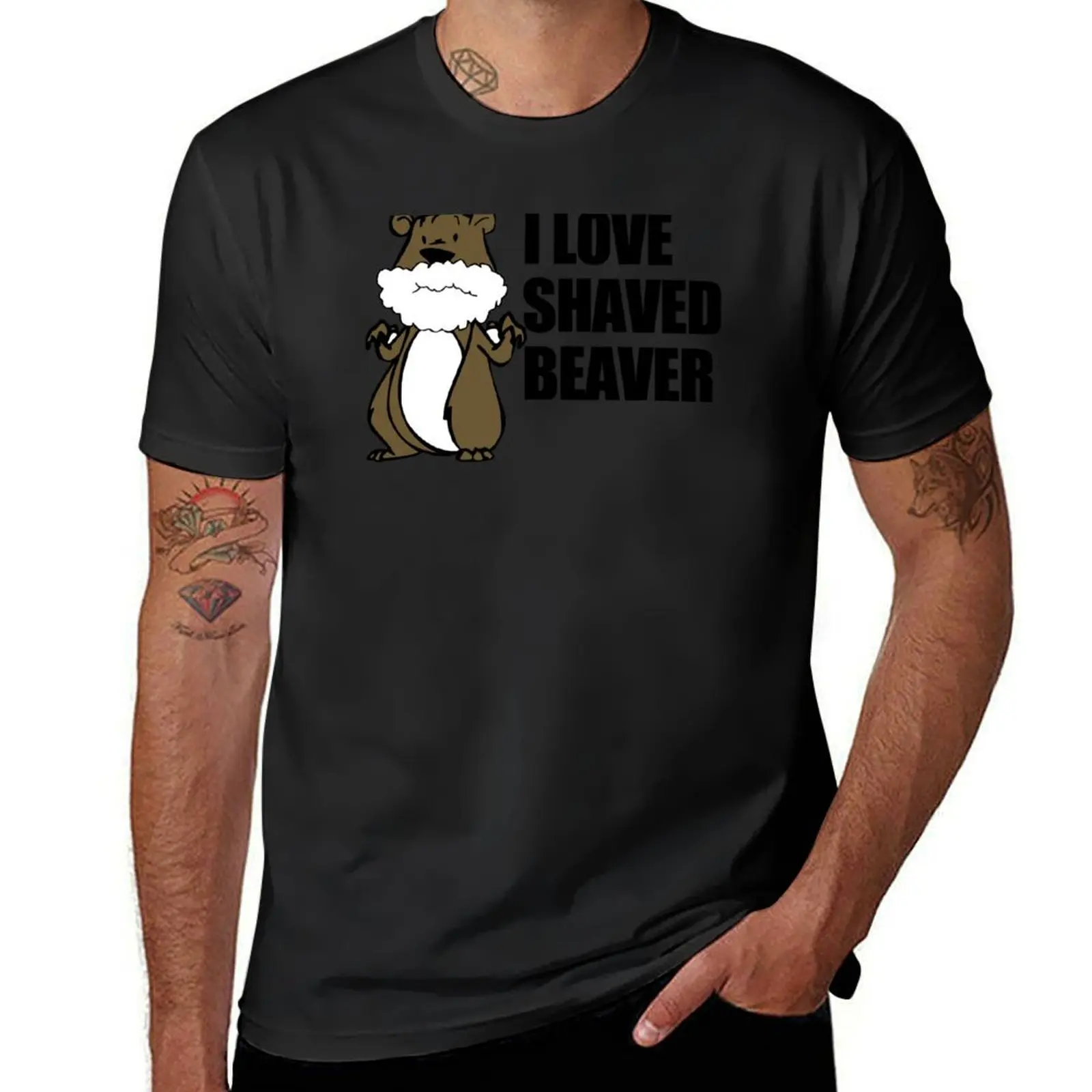 I Love A Shaved Beaver Mens Womens Hoodie / T-Shirt new edition plus size tops mens plain t shirts