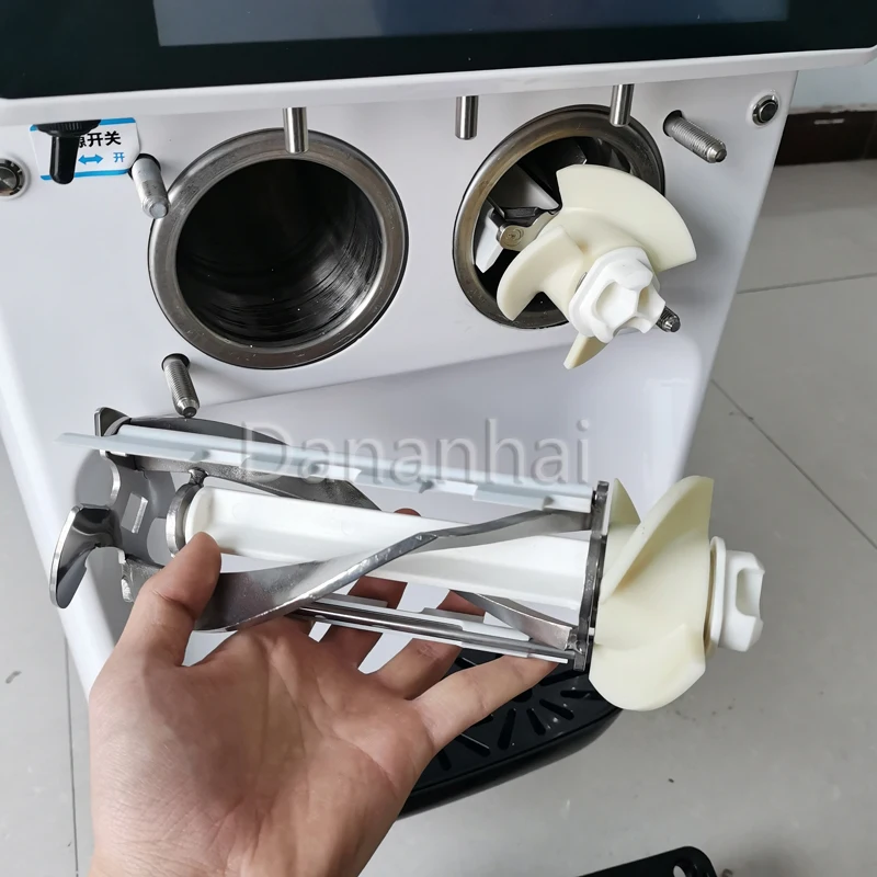 

Lightweight Commercial Dual System Ice Cream Machine Small to Large Capacity for Business Use