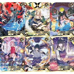 Kayou Naruto CR Card Uzumaki Naruto Hatake Kakashi Tsunade Uchiha Sasuk Hyuga Hinata Orochimaru Anime Figure Collection Cards