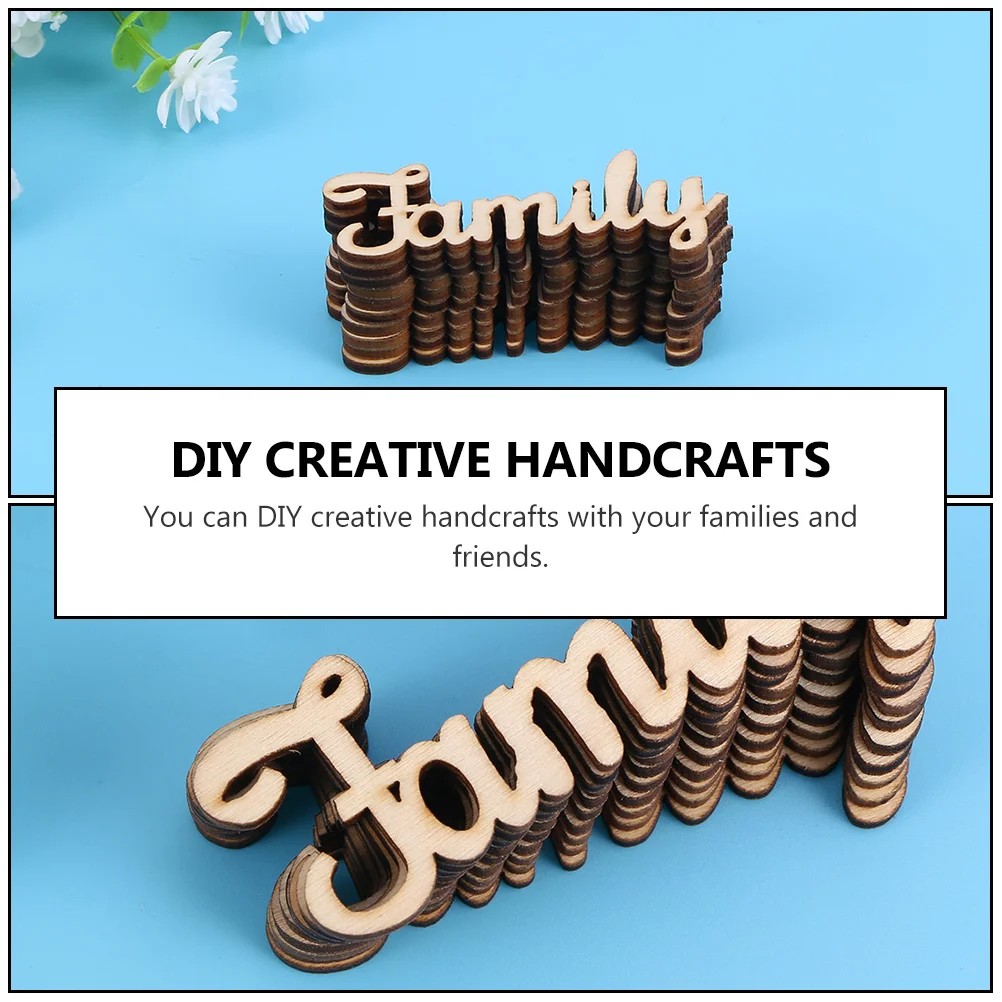 

30pcs Wood Sign Unfinished Premium Smooth DIY Craft Supplies Hanging Home Decor Accessories Wooden Slice Party Holiday