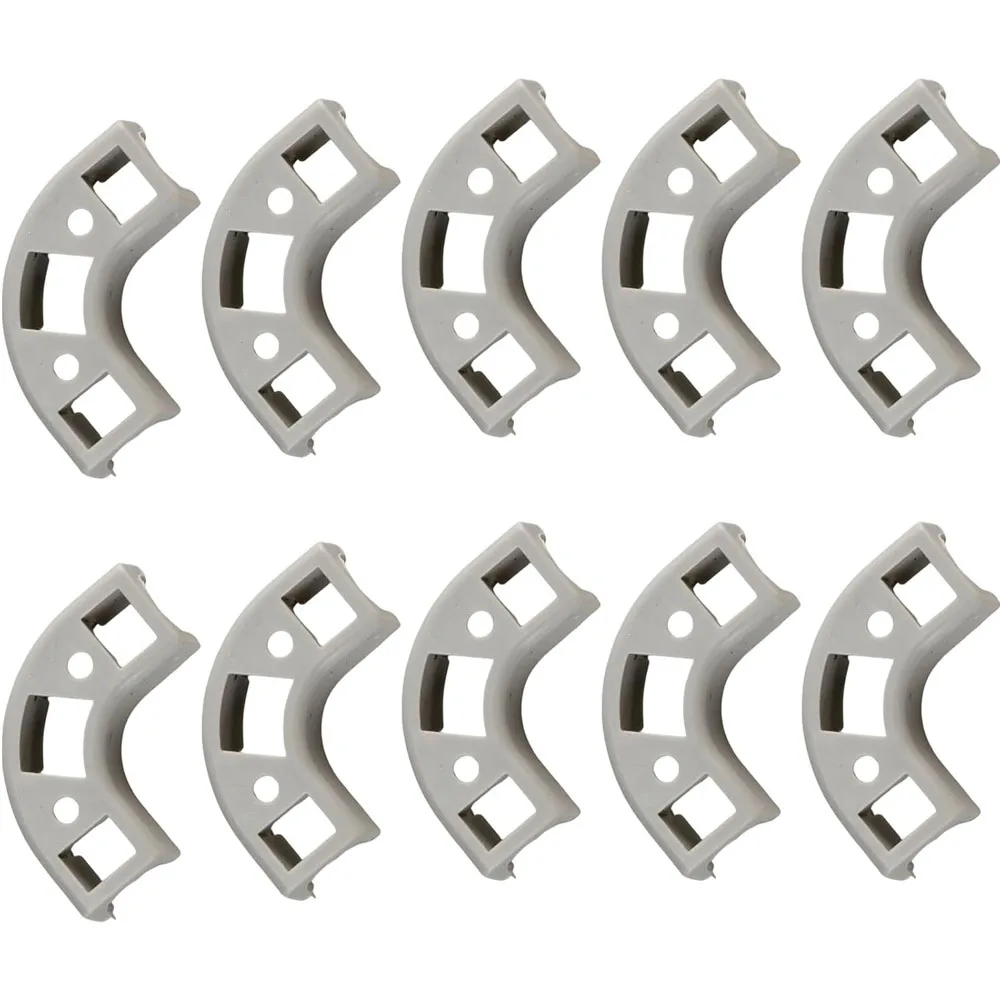 10Pcs 90 Degree Elbow Conduit 1/4 Or 3/8 Flow Elbow Clamp, Right Angle Adapter For PE Pipe RO Tubing Fittings Water Filter Rev