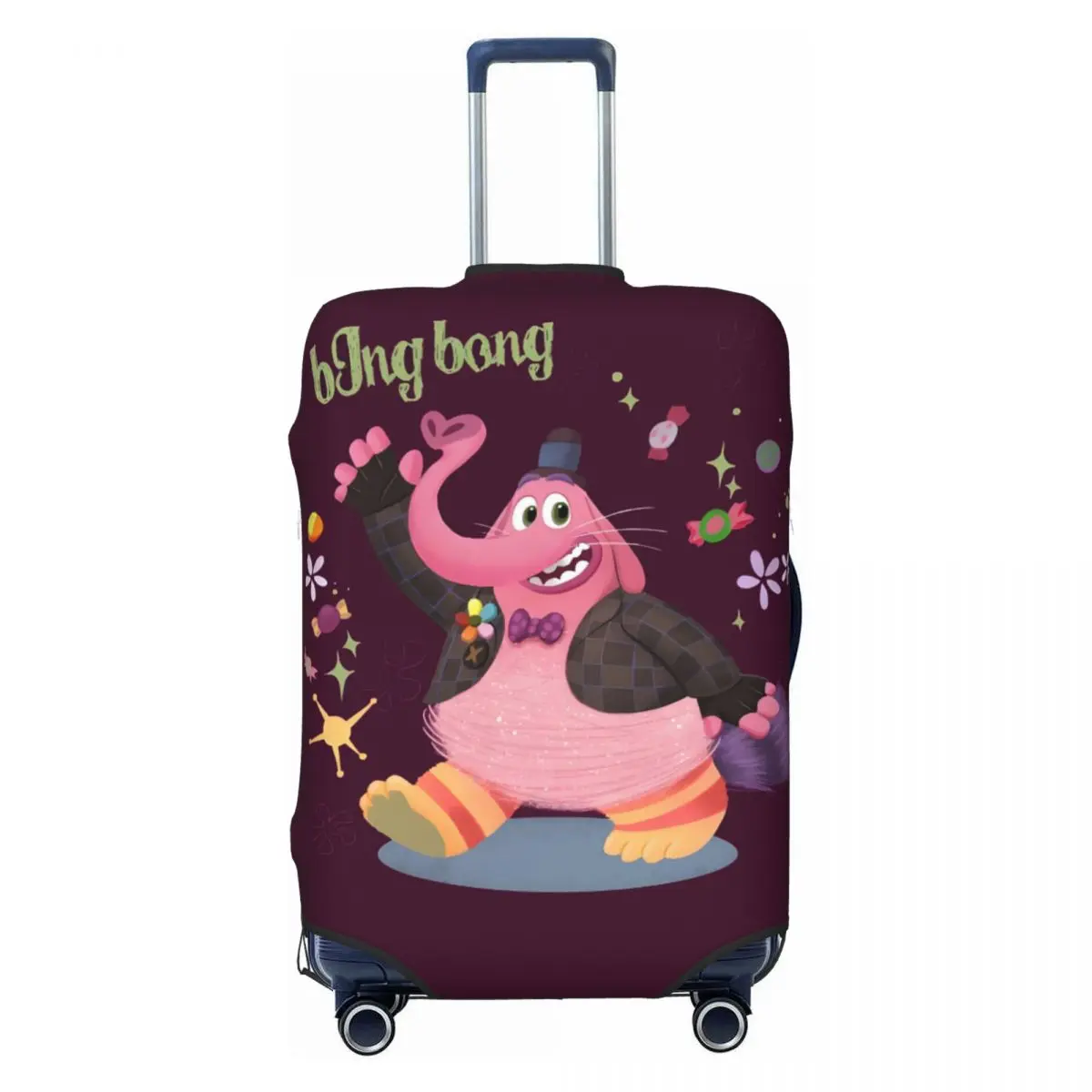 

Custom Inside Out Cartoon Travel Luggage Cover Elastic Cute Anime Suitcase Cover Protector Fit 18-32 Inch