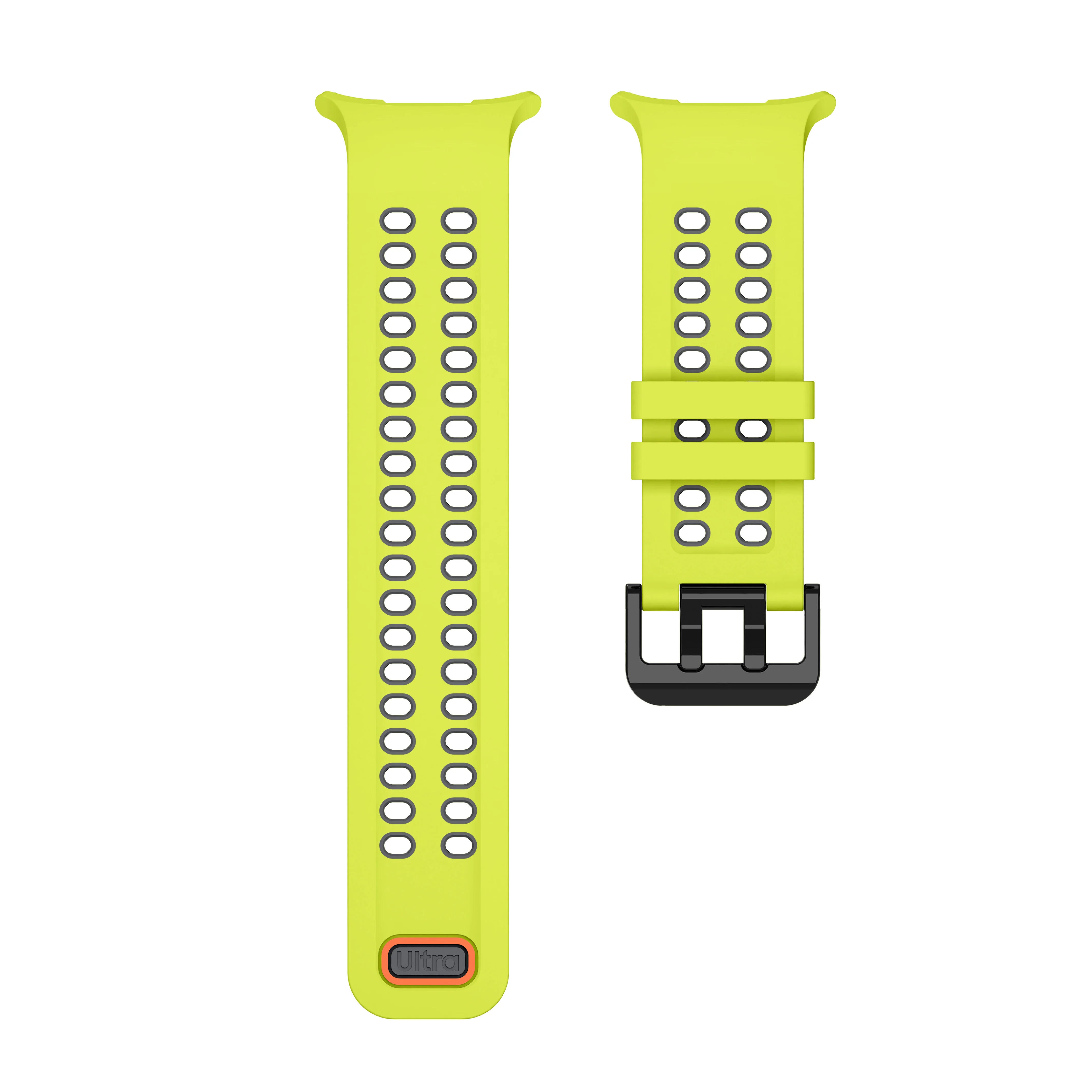 Two-tone Silicone Strap For Samsung Galaxy Watch Ultra 2025 Outdoor Sports Breathable Bracelet Correa for Galaxy Watch Ultra 2