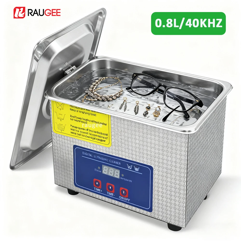 40KHZ Ultrasonic Cleaner Home Ultrasound Cleaning Machine For Jewelry Glasses Washing Bath Watches Denture Ultrasonic Cleaner