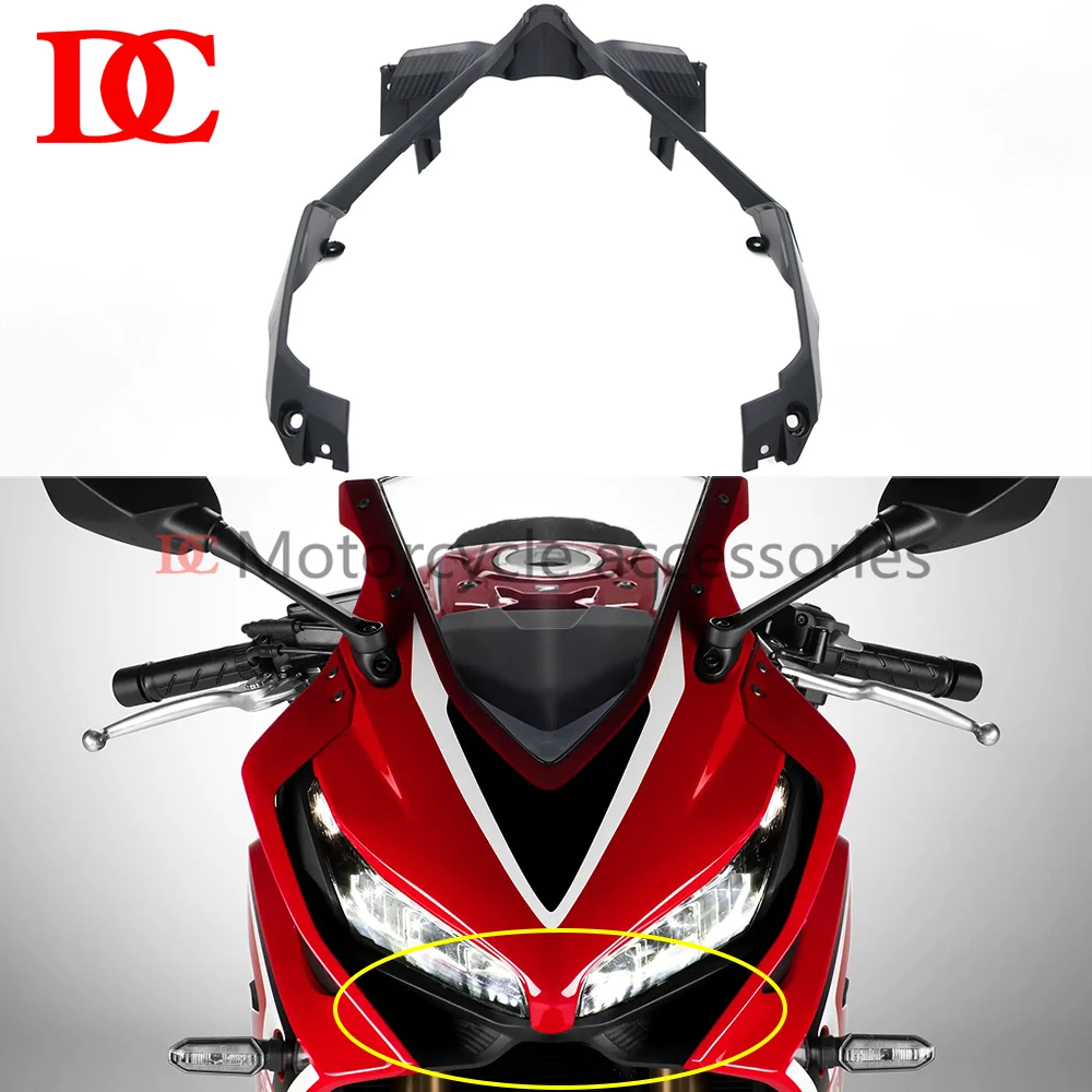 Front Part of the Headlight Lower Plate Fairing Front Under Nose Guard Plate For CBR650R CBR 650R 2019 2020 2021 2022 2023