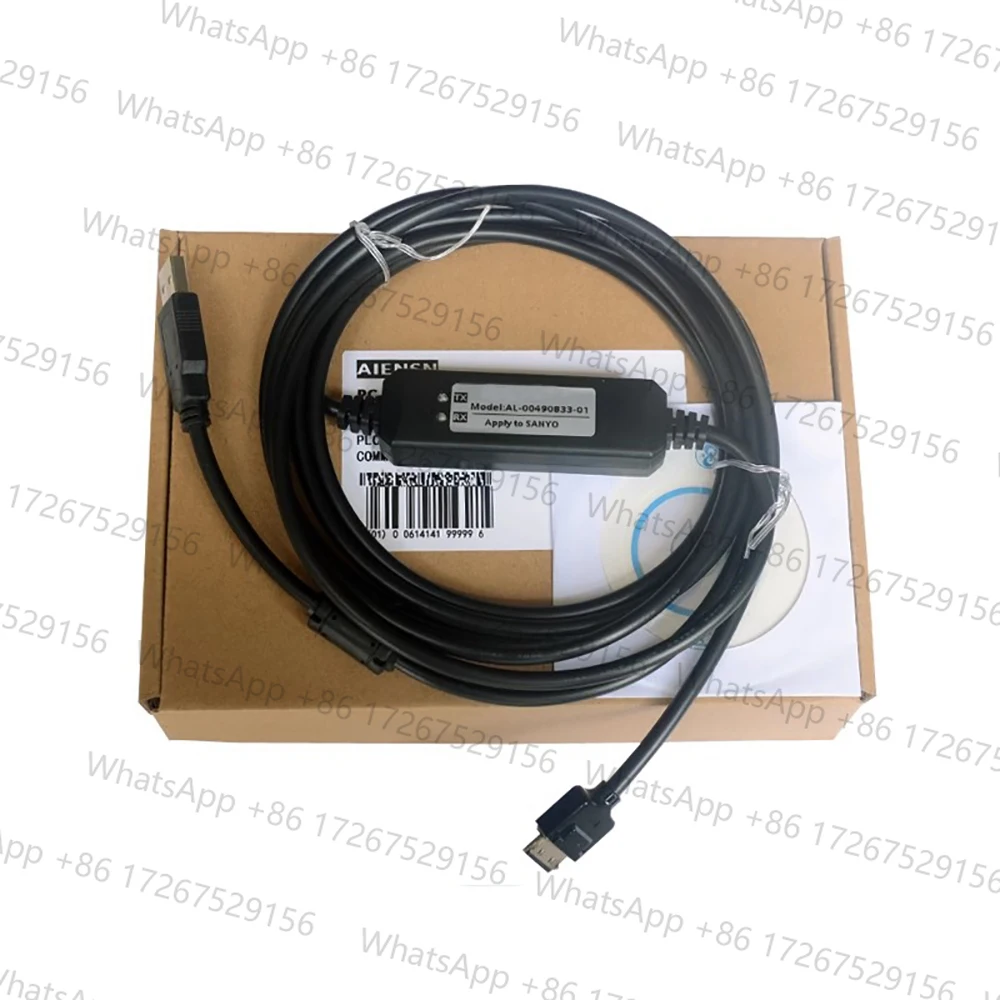 AL-00490833-01 for SANYO R Q Series Servo Debugging USB Port Programming Download Cable 3M