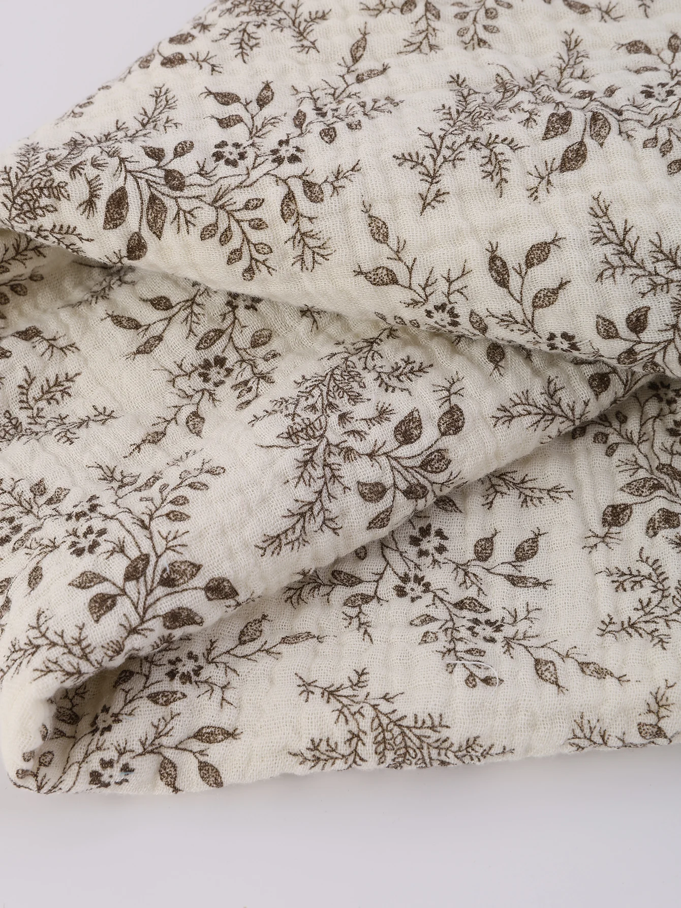 3 ชิ้น/เซ็ต Boho Solid Floral Soft Breathable ทารกแรกเกิดรับผ้าห่ม Muslin Swaddle ผ้าห่ม
