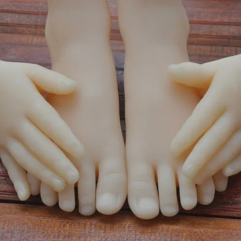 

Home Storage Organization 20 Yard Simulated Real Foot Mold, Full rubber,Silk stockings,Acupuncture Moxibustion Mannequin AT382