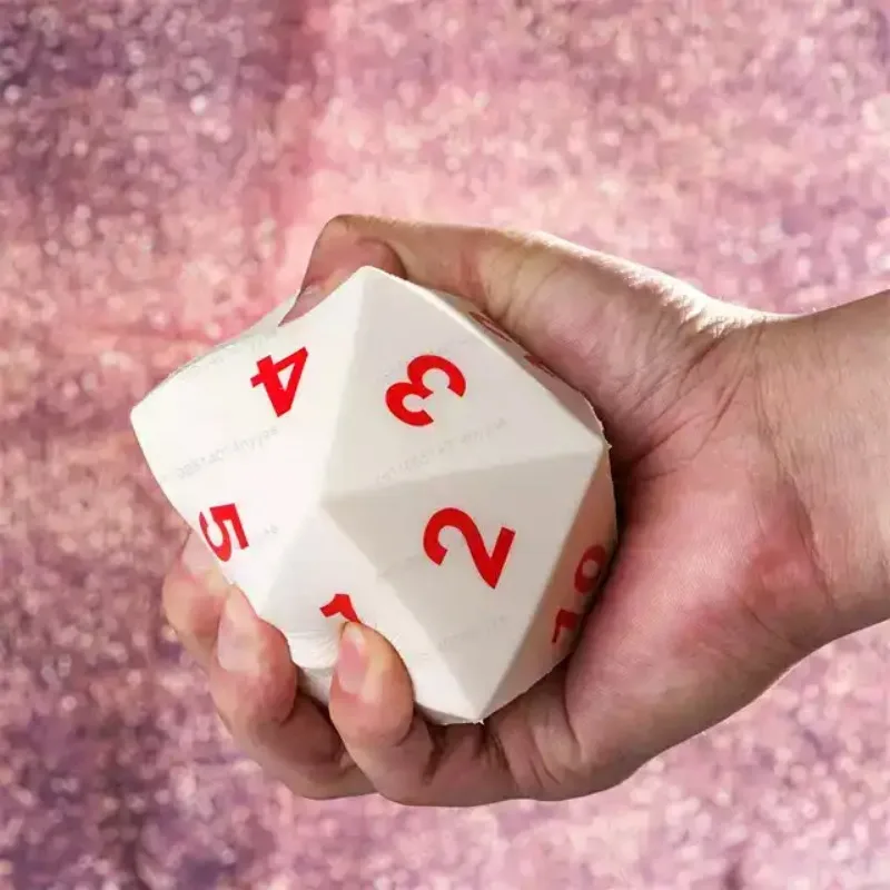 Customizable logo multi-sided dice, role-playing game, Dungeons & Dragons 80mm D20 foam dice