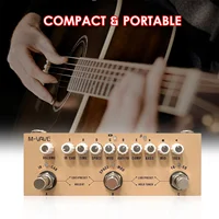 Pedal de Efectos Combinado para Guitarra Eléctrica Multifuncional Portátil M-VAVE CUBE BABY con Reproducción de Música Inalámbrica y Grabación de Teléfono