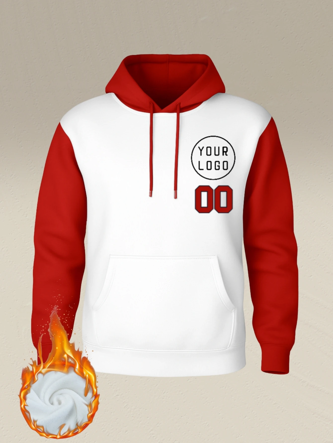 Immagine 6: Felpa con cappuccio personalizzata con stampa di lettere e numeri Abbigliamento da squadra Calde felpe a maniche lunghe anime da basket