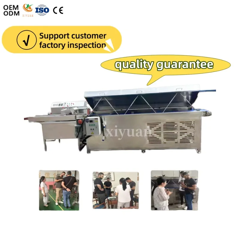 Small Chocolate Bar Making Machine With High Productivity Snack Enrobing Coating Cooling Tunnel For Fruit Nuts