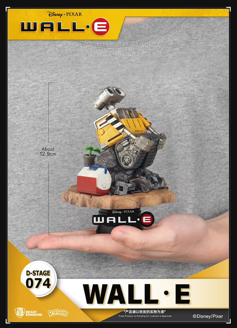 Beast Kingdom Pixar Genuine Robot Walle Eve Collection Model Scene Decoration Birthday Gift