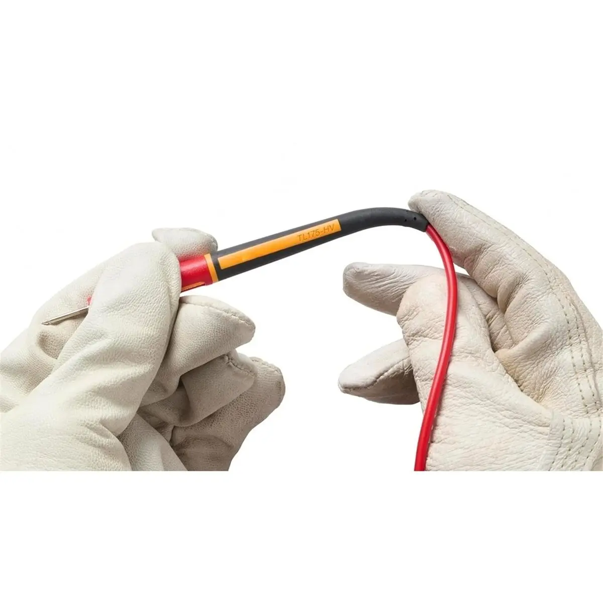 TL175-HV Test Leads, for CAT III 1500 V, CAT IV 1000 V, 2 mm Probe Tips, Heavy-Duty Design, Extendable Probe Sheath, 1PC