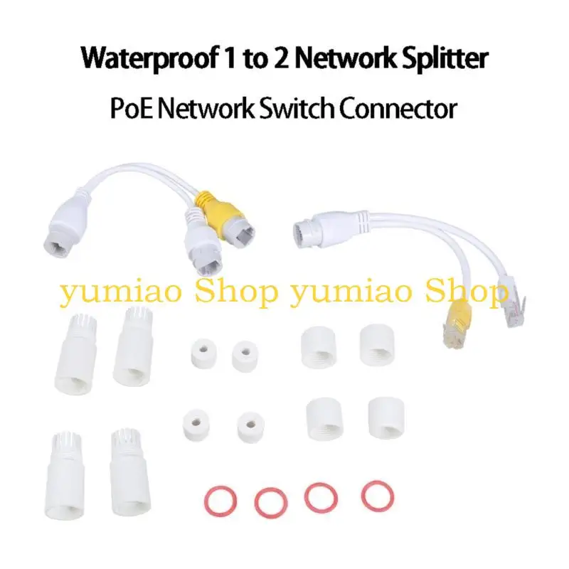 587bネットワーキングスプリッターダブルポー出力イーサネットアダプターケーブルスプリッター