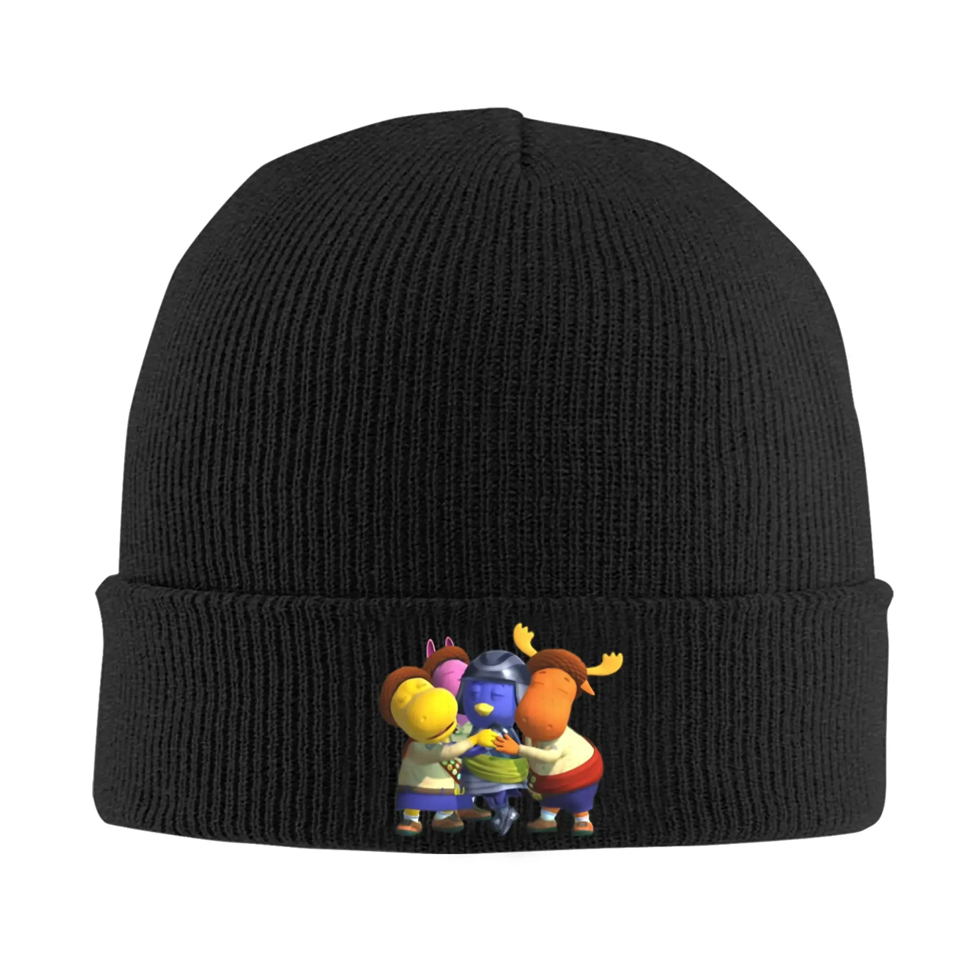 Pablo Backyardigans Rib Knit Cuffed Beanie For Men Women  Warm Winter Skull Beanies Knitting Hat Cap
