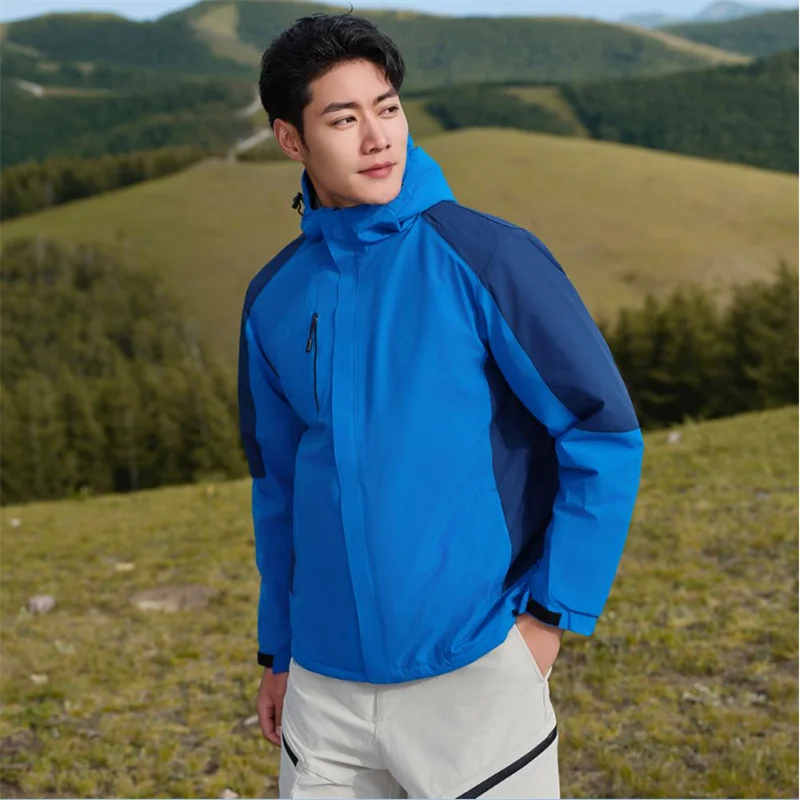 2024 New Outdoor Camping Waterproof Jacket Men Women Windbreaker Men Raincoat Hiking Sun protection Coat waterproof Couples dres