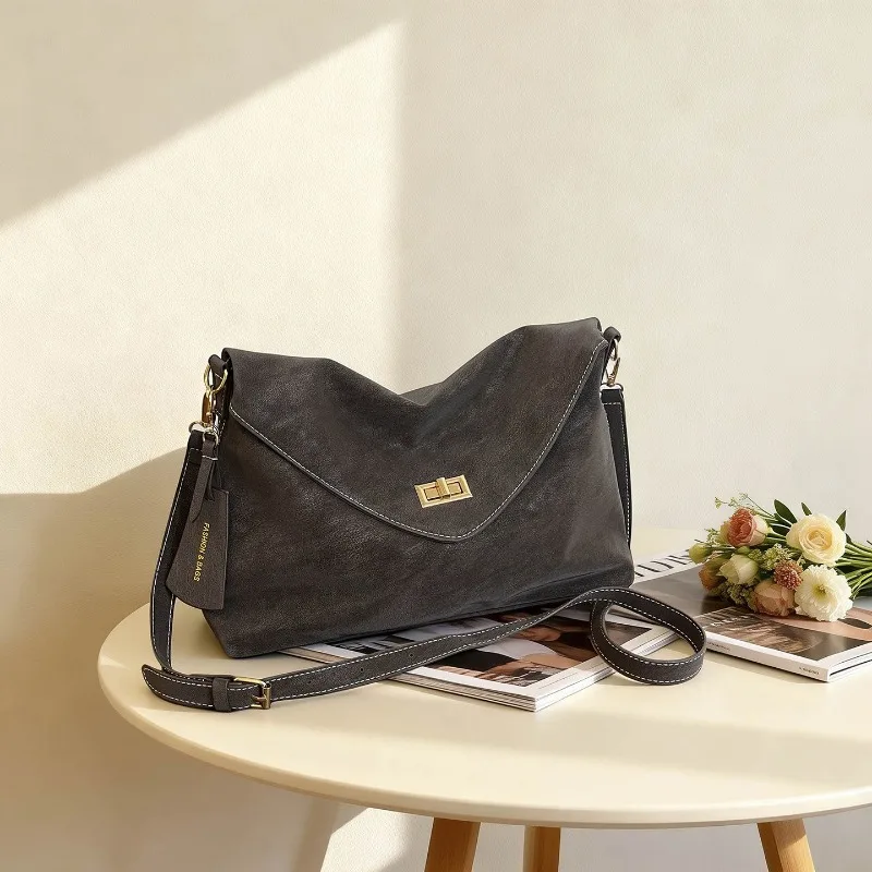 

Vintage Pu Leather Shoulder Bag for Women 2026 New High Quality Woman Crossbody Bag Fashion Brand Designer Large Female Handbags