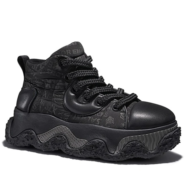 Original High Top Casual Board Shoes for Men's Womens Versatile Height Increasing Shoes Comfortable Breathable Thick Soled Shoes