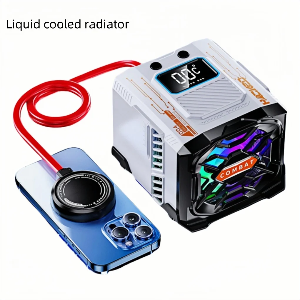 

New 45W Semiconductor Liquid Cooling Pad for Universal Phone Tablet with Silent Ice-Cooling Performance - Latest Model