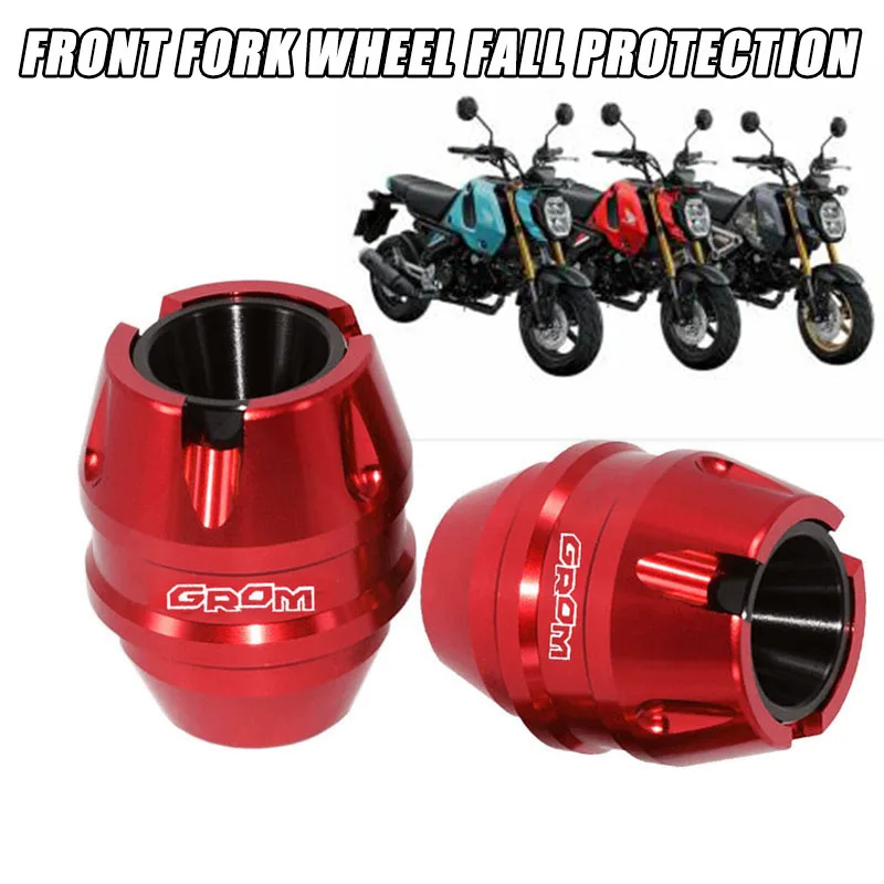 

For msx125 GROM MSX 125 Accessorie Front Fork Wheel Fall Protection Frame Slider Anti Crash Protector